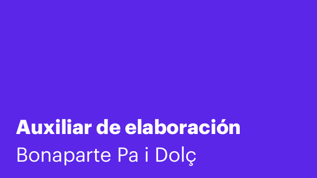 Auxiliar de elaboración