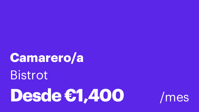 Camarero/a
