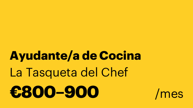 Ayudante/a de Cocina