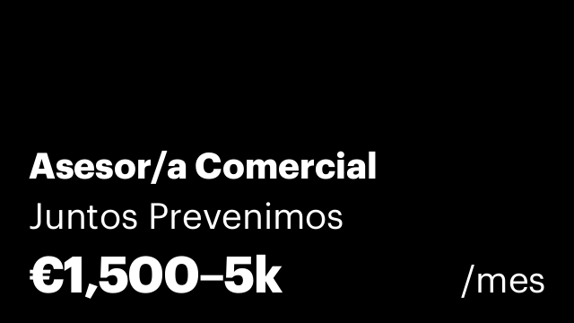 Asesor/a Comercial