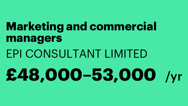 Marketing and commercial managers