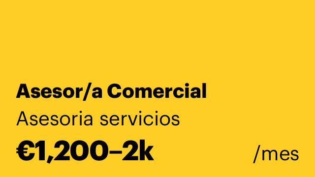 Asesor/a Comercial