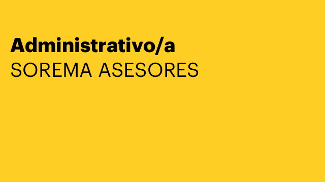 Administrativo/a