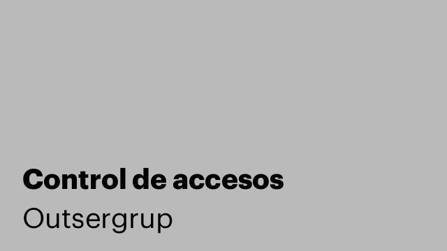 Control de accesos