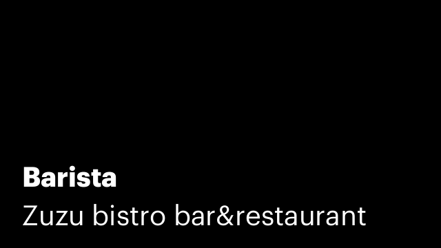 Barista