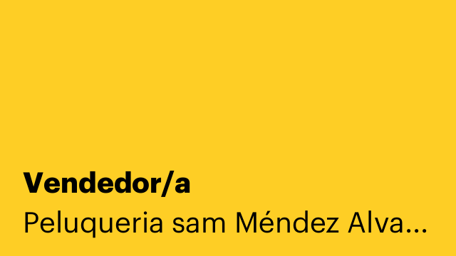 Vendedor/a