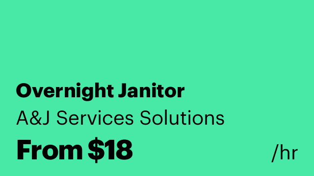 Overnight Janitor
