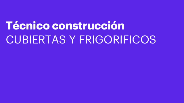 Técnico construcción