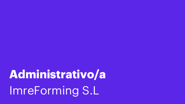 Administrativo/a