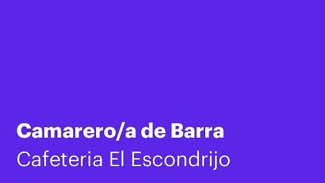 Camarero/a de Barra