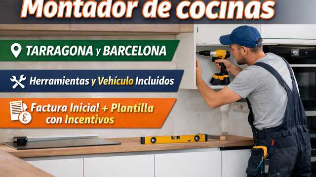 Montador/a de cocinas a medida