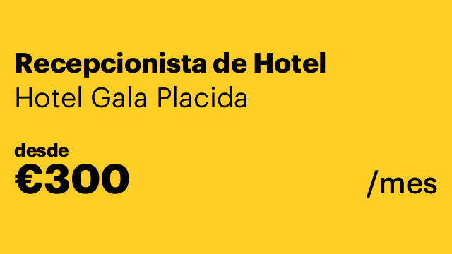 Recepcionista de Hotel
