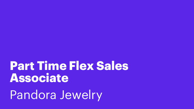 Part Time Flex Sales Associate