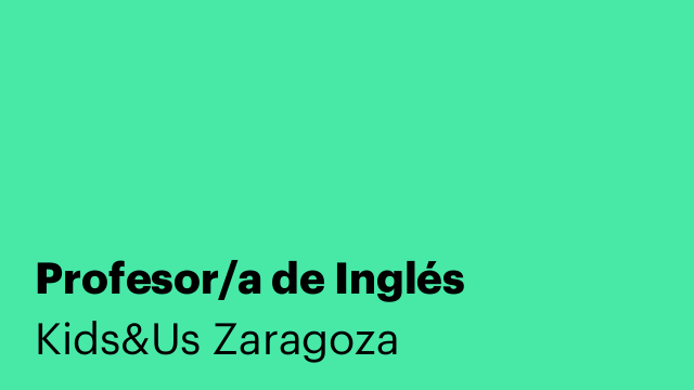 Profesor/a de Inglés