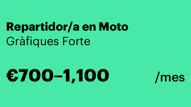 Repartidor/a en Moto