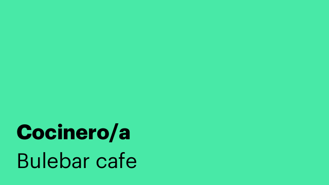 Cocinero/a