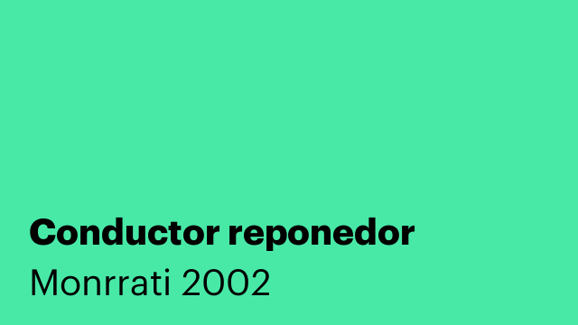 Conductor reponedor