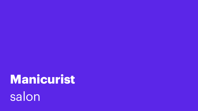 Manicurist