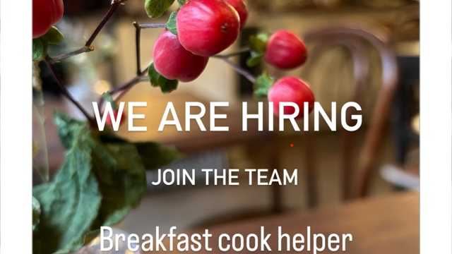 Assistant Breakfast line cook