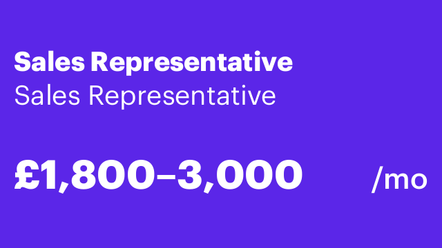 Sales Representative