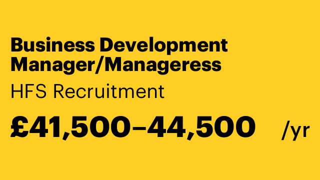 Business Development Manager/Manageress