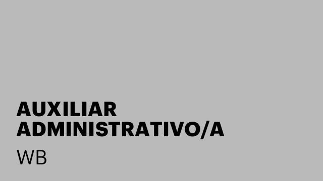 AUXILIAR ADMINISTRATIVO/A LABORAL