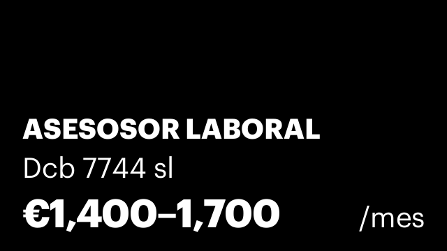 ASESOSOR LABORAL