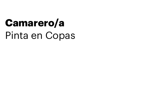 Camarero/a