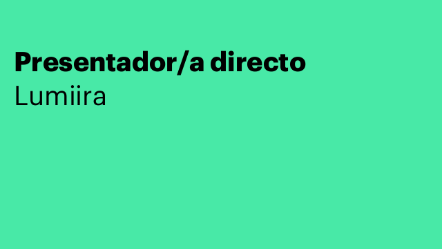 Presentador/a directo