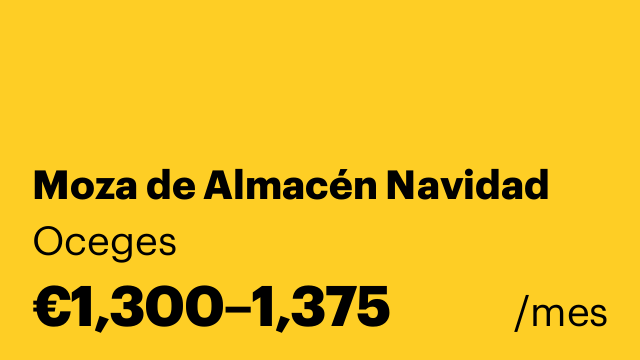 Moza de Almacén Navidad