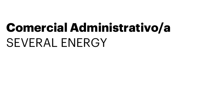 Comercial Administrativo/a