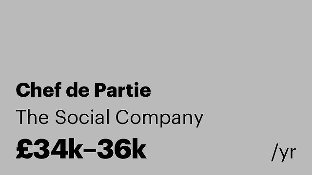 Chef de Partie