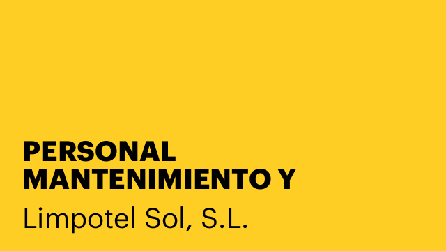 PERSONAL MANTENIMIENTO Y PISCINA. BENALMÁDENA.