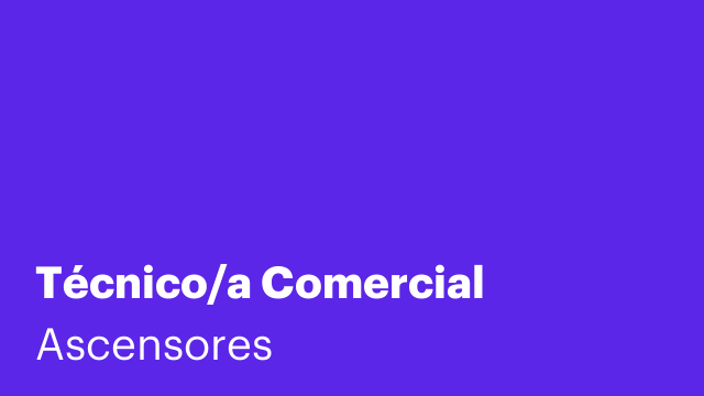 Técnico/a Comercial