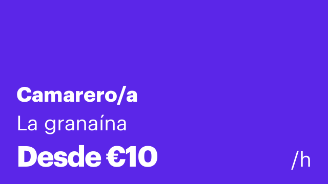 Camarero/a