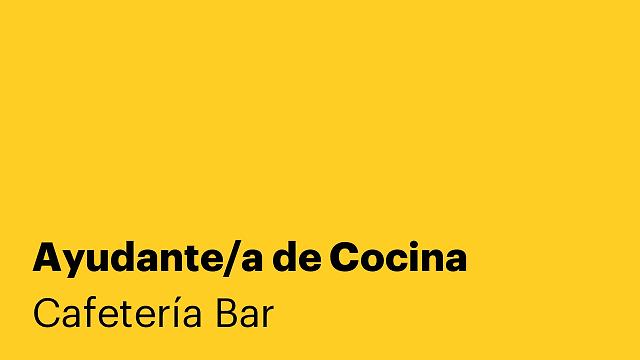 Ayudante/a de Cocina