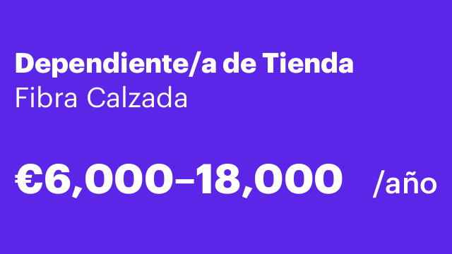 Dependiente/a de Tienda