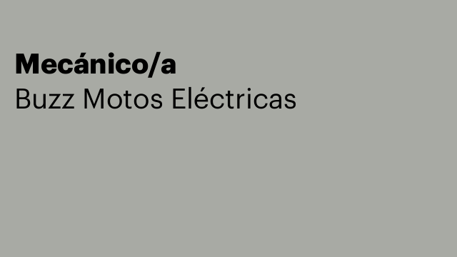 Mecánico/a