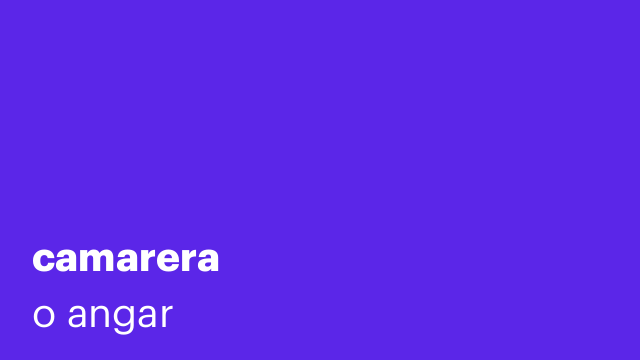 camarera