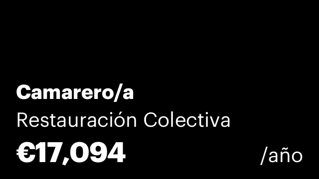 Camarero/a