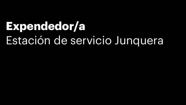 Expendedor/a