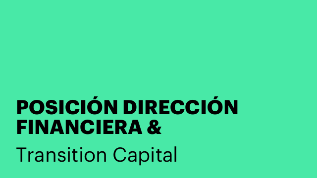 POSICIÓN DIRECCIÓN FINANCIERA & ADMINISTRACIÓN