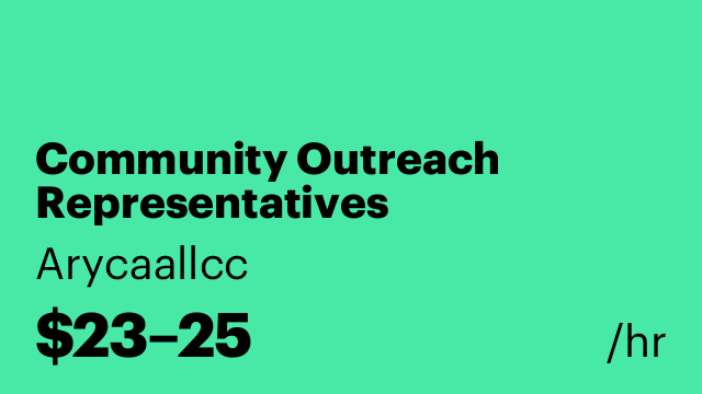 Community Outreach Representatives