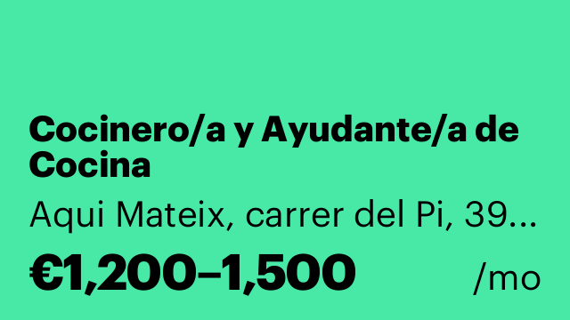 Cocinero/a y Ayudante/a de Cocina