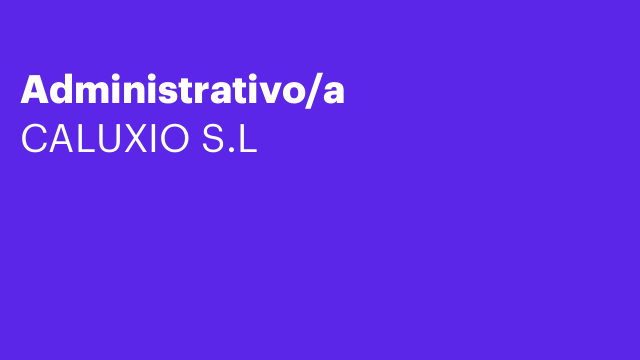 Administrativo/a
