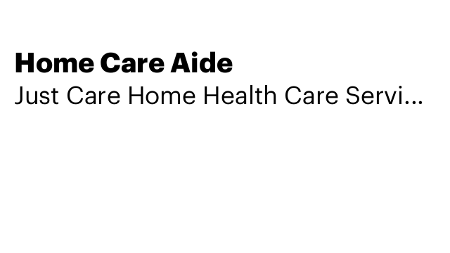 Home Care Aide
