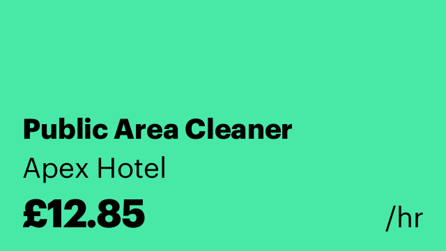 Public Area Cleaner