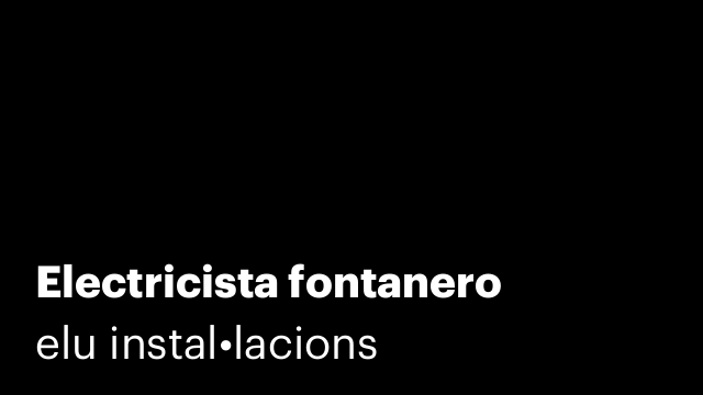 Electricista fontanero
