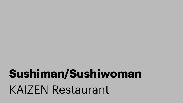 Sushiman/Sushiwoman