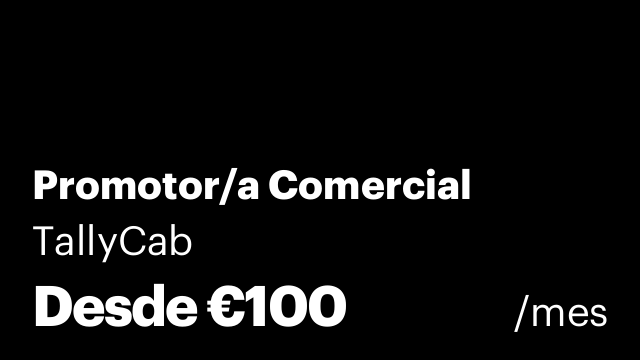 Promotor/a Comercial